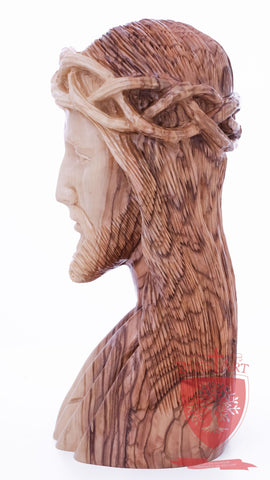 Bust of Jesus, Size: 4" 3.5" 9"