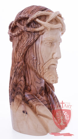 Bust of Jesus, Size: 4" 3.5" 9"