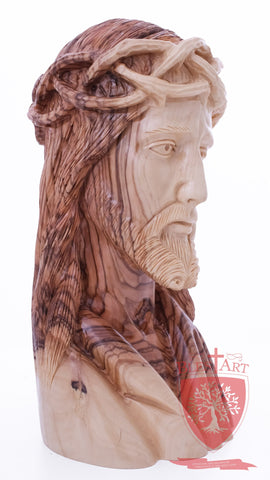 Bust of Jesus, Size: 4" 3.5" 9"