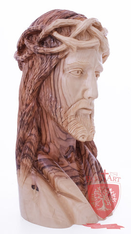 Bust of Jesus, Size: 4" 3.5" 9"