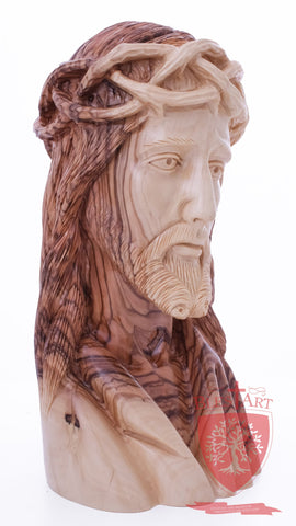 Bust of Jesus, Size: 4" 3.5" 9"