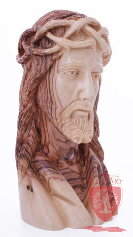 Bust of Jesus, Size: 4" 3.5" 9"