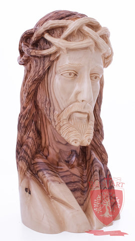 Bust of Jesus, Size: 4" 3.5" 9"