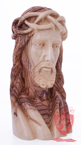 Bust of Jesus, Size: 4" 3.5" 9"