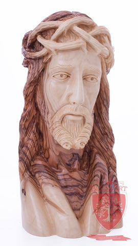 Bust of Jesus, Size: 4" 3.5" 9"