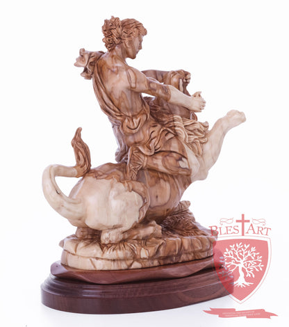 Samson on the lion, Size: 8.5" 5.5" 10" / 26CM
