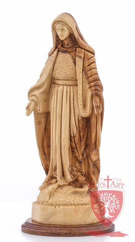 Blessed Mother Mary - Olive wood