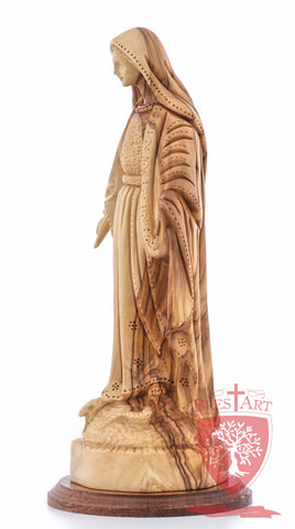 Blessed Mother Mary - Olive wood