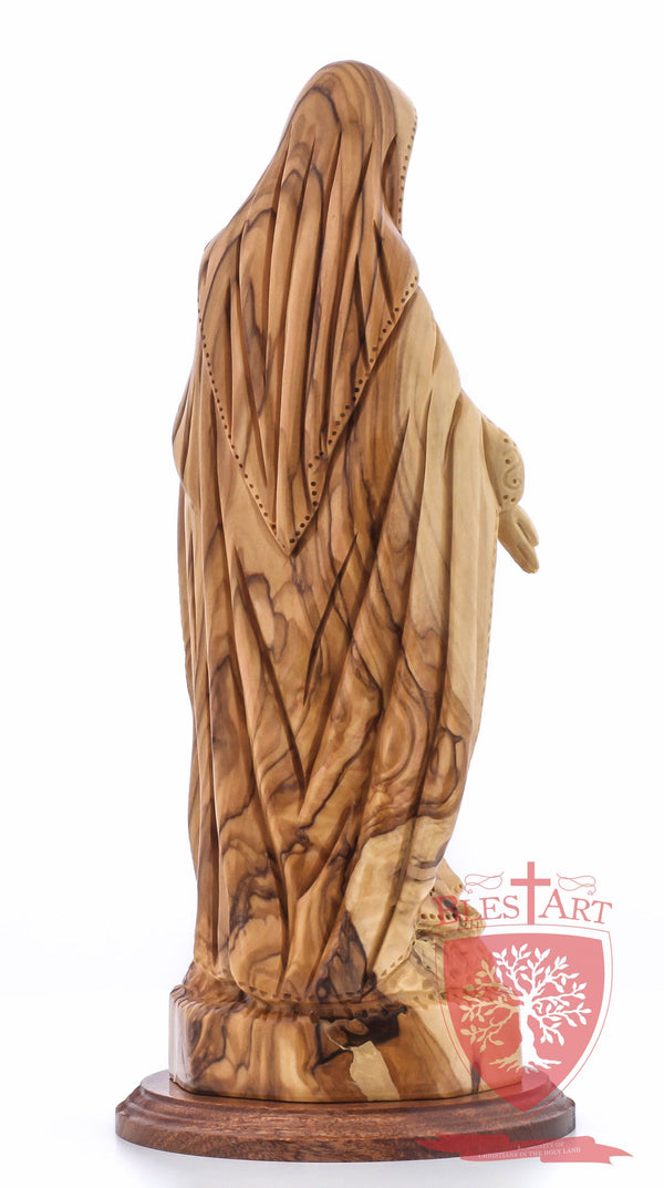 Blessed Mother Mary - Olive wood