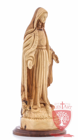 Blessed Mother Mary - Olive wood