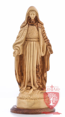 Blessed Mother Mary - Olive wood