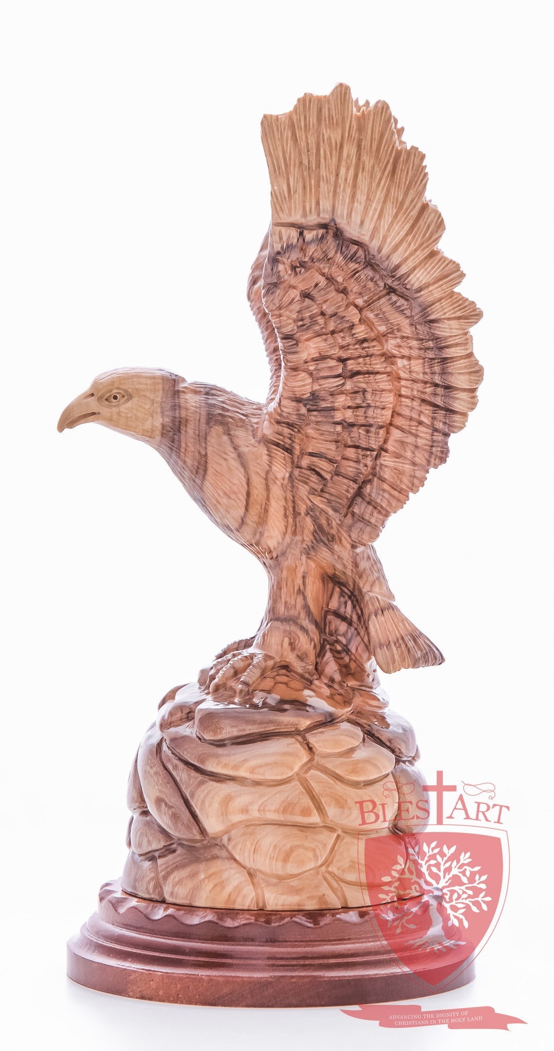 American Style Eagle, Cathedral Quality - Olive wood