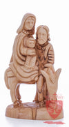 Holy Family, Flight to Egypt, 10.5"/27 cm