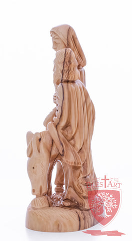 Holy Family, Flight to Egypt, 10.5"/27 cm