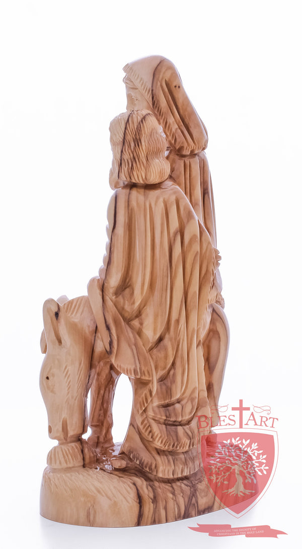 Holy Family, Flight to Egypt, 10.5"/27 cm