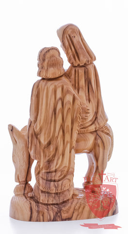 Holy Family, Flight to Egypt, 10.5"/27 cm