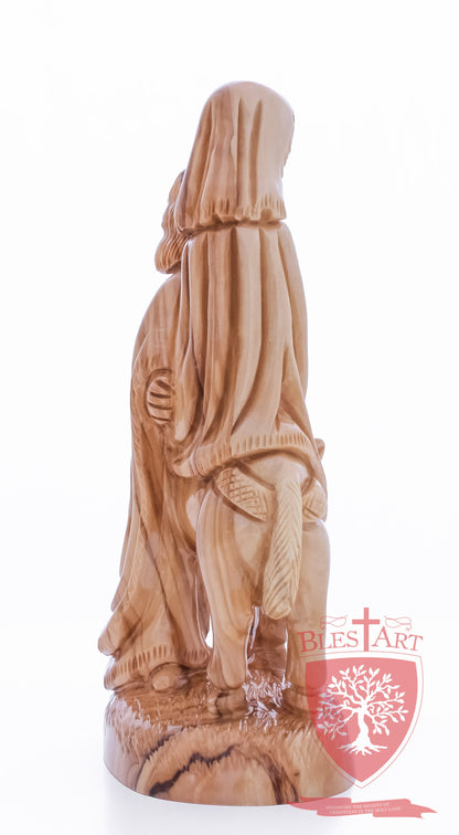 Holy Family, Flight to Egypt, 10.5"/27 cm