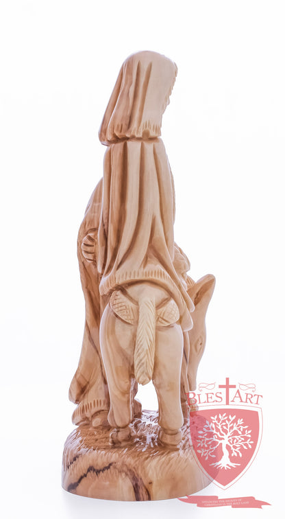 Holy Family, Flight to Egypt, 10.5"/27 cm