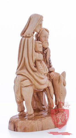 Holy Family, Flight to Egypt, 10.5"/27 cm