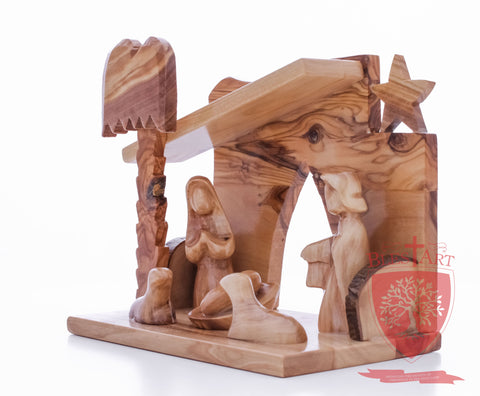 Nativity Set, Plain, Size 5.5" Height