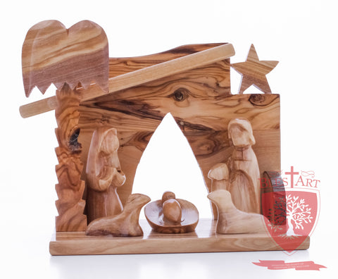 Nativity Set, Plain, Size 5.5" Height