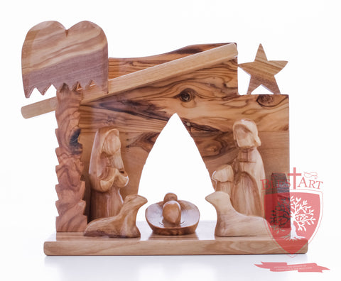 Nativity Set, Plain, Size 5.5" Height