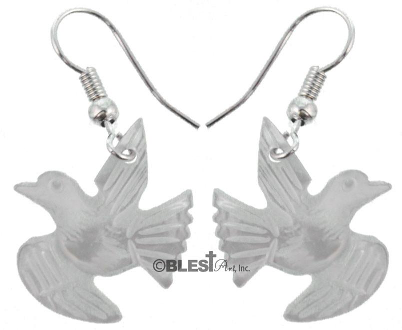 Earrings, Mother of Pearl Seashells - Blest Art, Inc. 