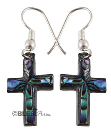 Earrings, Abalone seashells