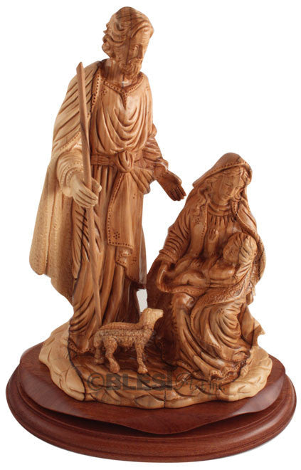 Holy Family Christmas , Size: 9.8"/25 cm Height - Blest Art, Inc. 