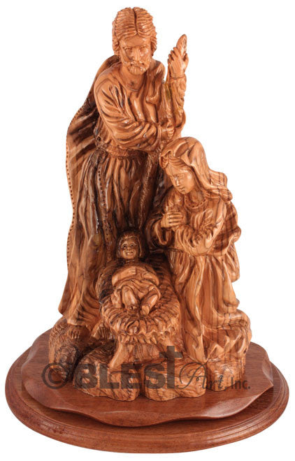 Holy Family, Bavarian, Size 9.8"/25 cm Height - Blest Art, Inc. 
