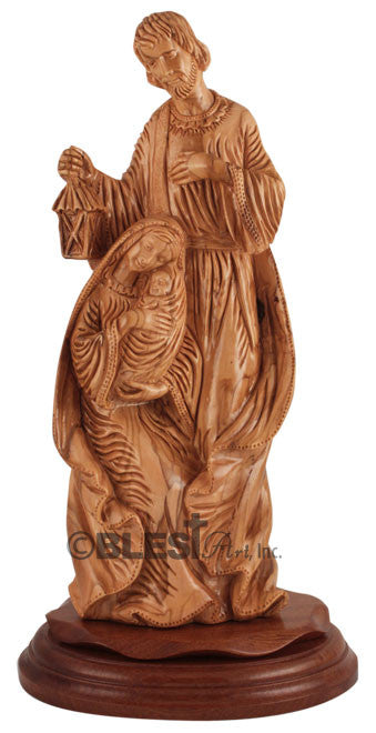Holy Family, Joseph with Lantern, Size 11.8"/30 cm - Blest Art, Inc. 