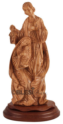 Holy Family, Joseph with Lantern, Size 11.8"/30 cm - Blest Art, Inc. 