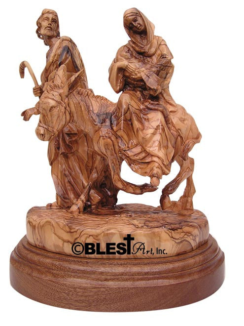 Holy Family, Flight to Egypt, Size: 10.50"/27 cm - Blest Art, Inc. 