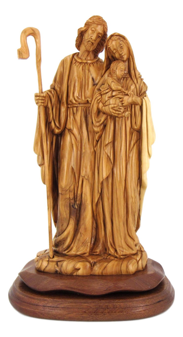 The Holy Family with a Staff, Cathedral Quality, Size: 8" x 6" x 13.5"