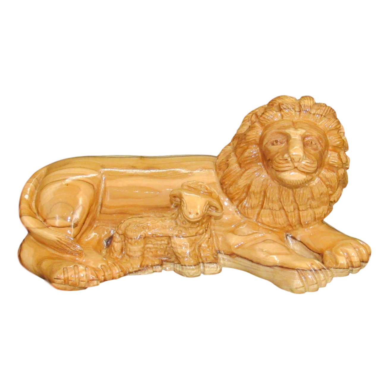 Lion and the Lamb, Size: 7" Leigh / 3" height - Blest Art, Inc. 