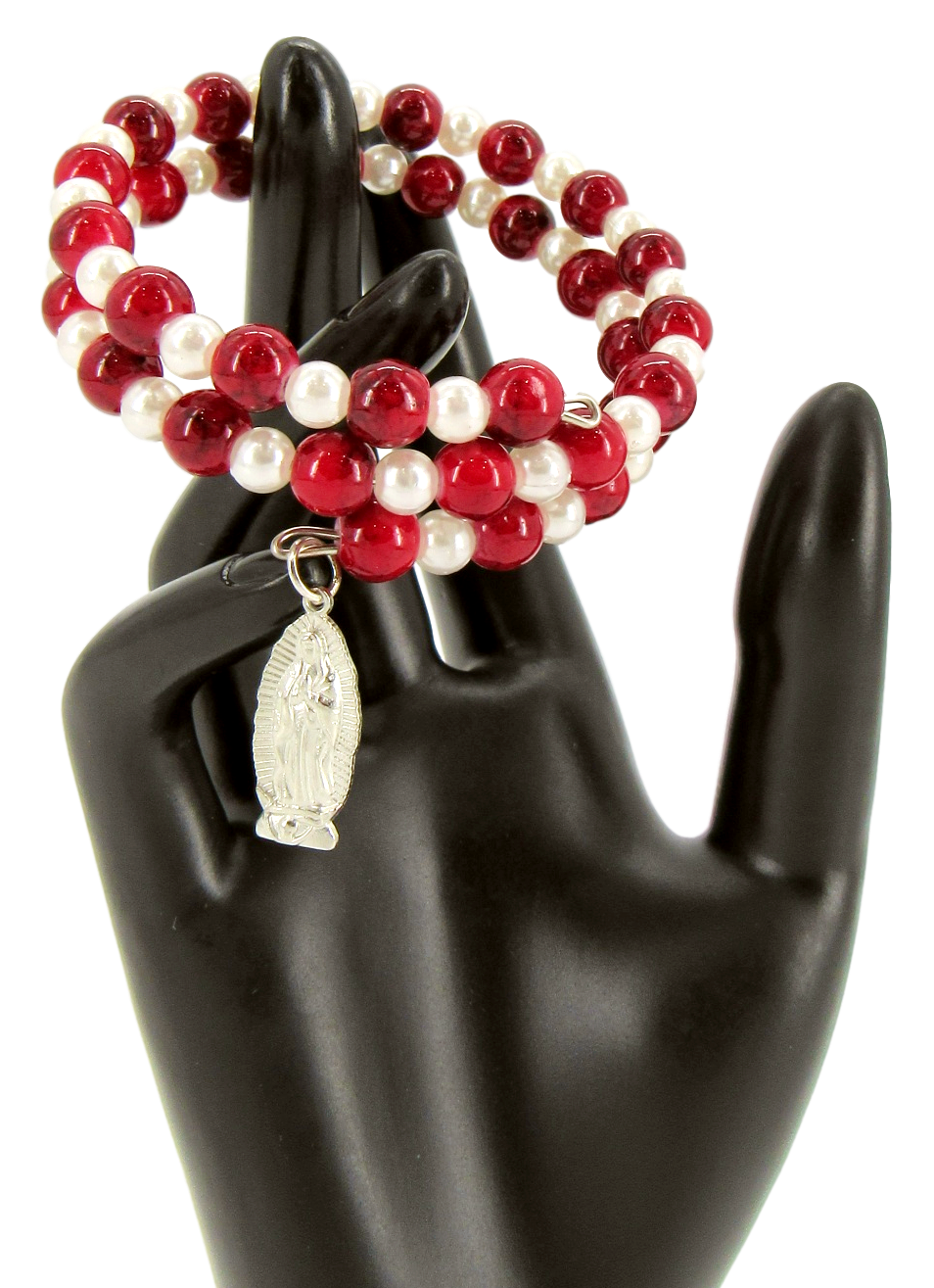 Bracelet, Red, Snake Style, Available with different attached icons