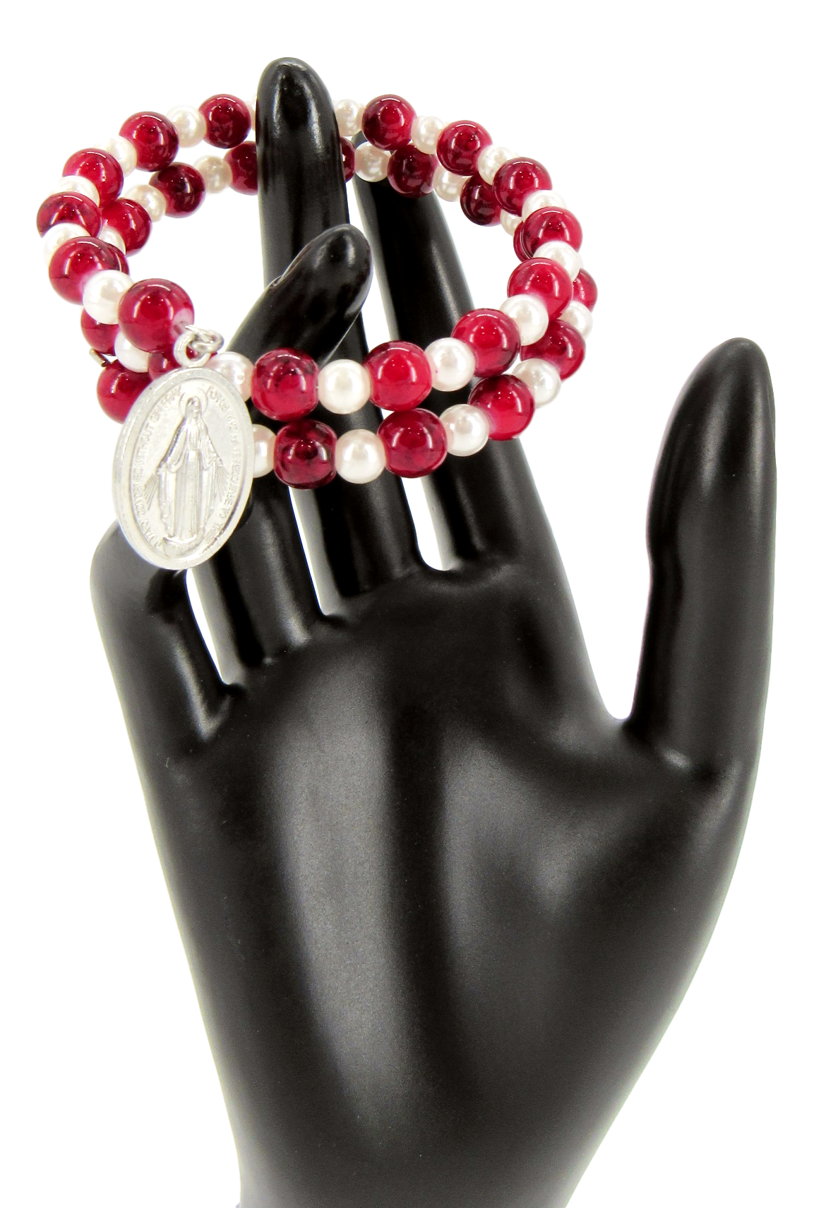 Bracelet, Red, Snake Style, Available with different attached icons