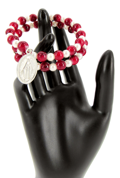 Bracelet, Red, Snake Style, Available with different attached icons