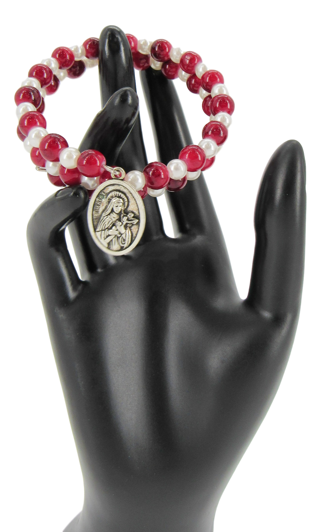 Bracelet, Red, Snake Style, Available with different attached icons