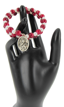 Bracelet, Red, Snake Style, Available with different attached icons