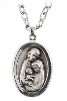 Pendant, Silver, Available in Different styles. Size: 1.0"/2.5 cm - Blest Art, Inc. 