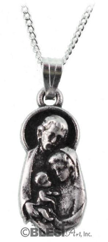 Pendant, Silver, Available in Different styles. Size: 1.0"/2.5 cm - Blest Art, Inc. 