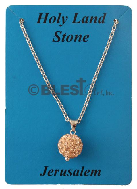 Pendant, Jeweled Ball, available in different colors, size: 1.0"/2.5 cm