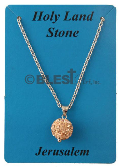 Pendant, Jeweled Ball, available in different colors, size: 1.0"/2.5 cm