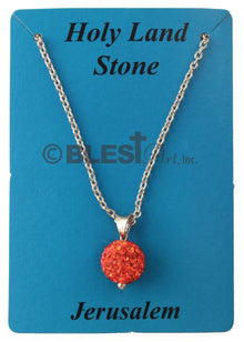 Pendant, Jeweled Ball, available in different colors, size: 1.0"/2.5 cm