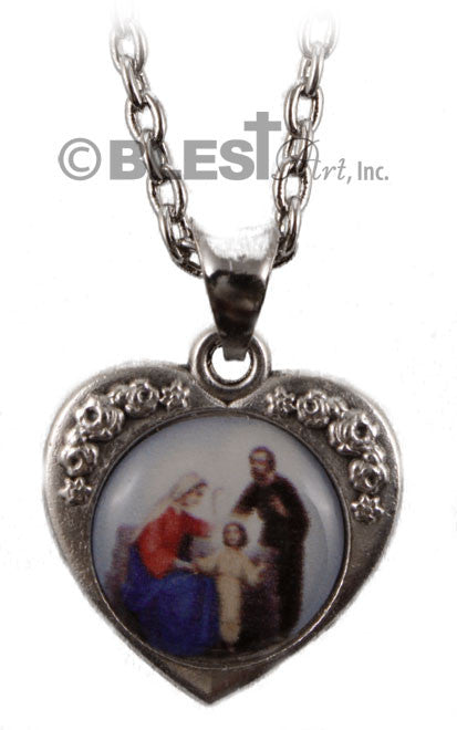 Pendant, Heart with an Icon, available in different styles, Size: 0.8-1.2"/2-3 cm