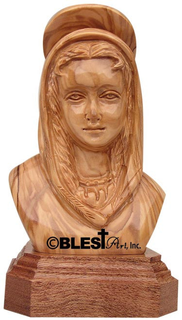 Bust of Mary with Halo, 4.7"/12 cm