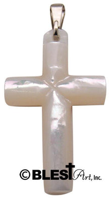 Pendant, Seashells cross, Available in Abalone and mother of pearls - Blest Art, Inc. 