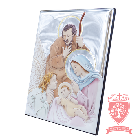 Nativity Silver Icon