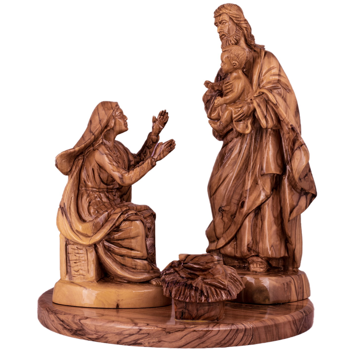 The Holy Family, Childhood Scene, Size: 10" x 9.5" x 11"